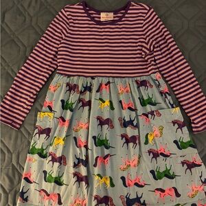 Hanna Andersson horses dress. Worn once.